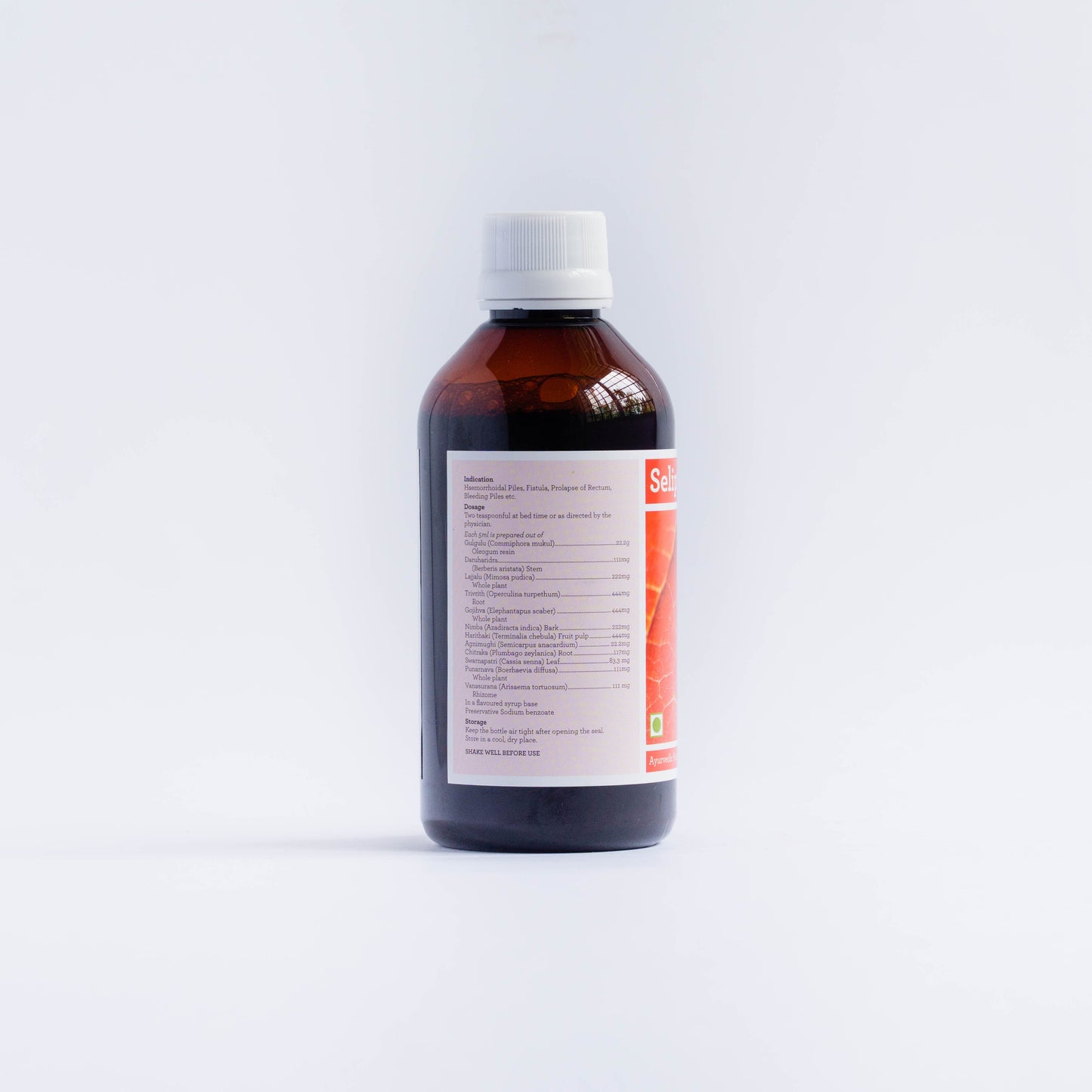 Selip Syrup- A unique polyherbal formulation for bleeding and non-bleeding piles