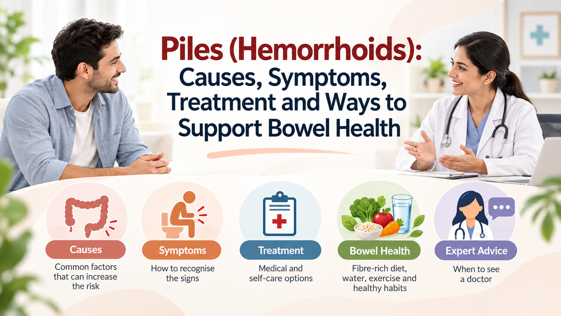 Piles (Hemorrhoids): Causes, Symptoms, Treatment and Ways to Support Bowel Health