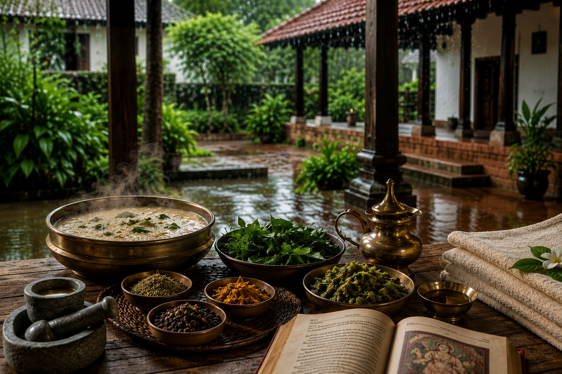 Karkidaka Rituals in Kerala Ayurveda: Ancient Monsoon Wellness Traditions for Health and Rejuvenation