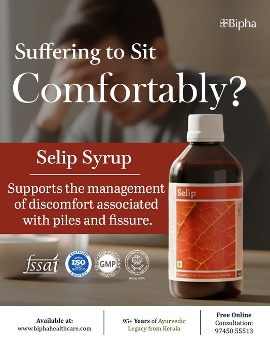 Selip  Syrup- A unique polyherbal formulation for bleeding and non-bleeding piles