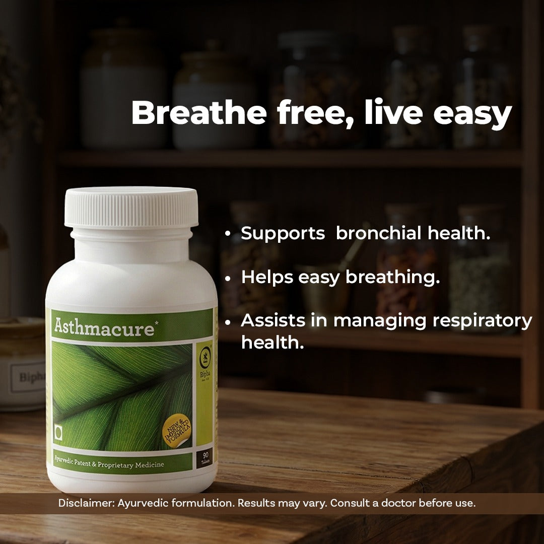 Asthmacure Tablet 90 Tablets - A reliable herbal solution for breathlessness