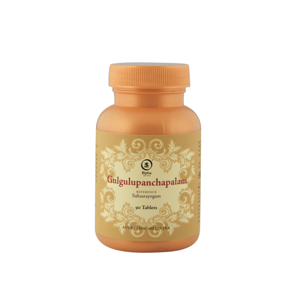 Gulgulupanchapalam 90 Tablets - A good Vranaropana (ulcer healing) & Medoghna (reduces fat deposition)